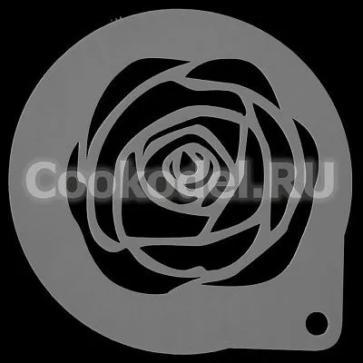 Трафарет "Бутон" 17х15 см (Китай)