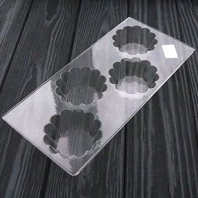 Форма для шоколада "Корзинка", (пластик), 4 шт