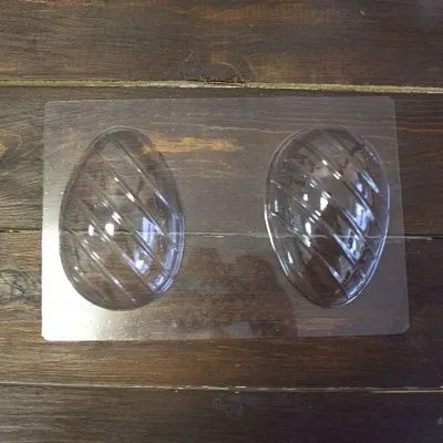 Форма для шоколада "ЯЙЦО №2" пластик 11х7,5 см