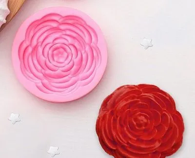 Силиконовая форма молд Прекрасная роза D-5,7 см