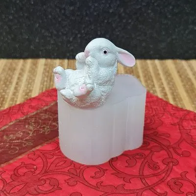 Силиконовая форма молд 3D №832 "Зайчик №4"