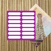 Трафарет №565 (для эклеров) 13х3 ПЭТ
