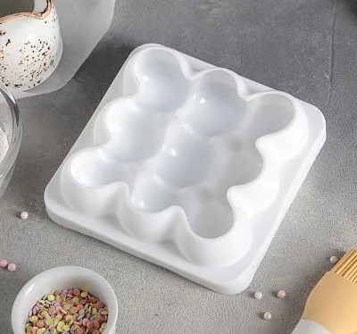 Форма для выпечки и муссовых десертов "Сладкие шарики", 14,8х14,8х4,1