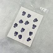 Сухоцвет для леденцов "Анютины глазки" фиолетовые маленькие 12 шт