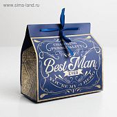 Коробка для кондитерских изделий Best man, 10х18х15 см