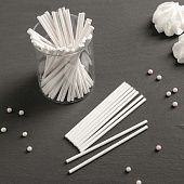 Палочки для кейкпопсов Белые/Пластик 8,5 см 100 шт