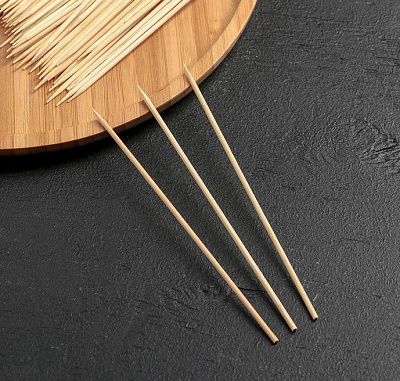 Палочки-шпажки бамбуковые, 30 см, 90 шт