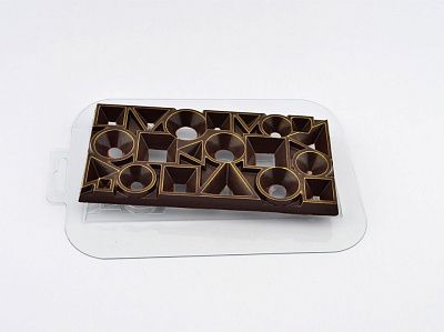 Форма для шоколада "Насквозь разные", пластик