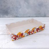 Коробка Осенняя с окном 20х12х3,5 см