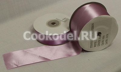Лента атласная "Сиренево/розовая-6080" шир-3 мм