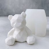 Силиконовая форма молд 3D 189 Мишка геометрический
