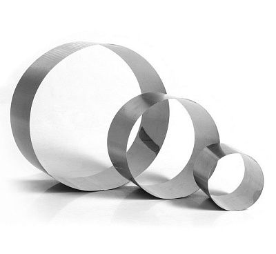 Набор Форма-кольцо для выпечки, D-20, 25,5, 31 см, H=12 см, 3 шт