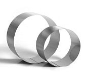 Набор Форма-кольцо для выпечки, D-15,5 см, 20 см, H=8 см, 2 штуки