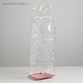 Пакет с жестким дном "Любовь" МИКС, 14х14х60 см