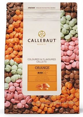Шоколад Callebaut оранжевый со вкусом апельсина 29%, 500 гр