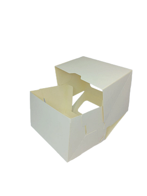 Коробка для рулета с ложементом Белая, 30х12х10 см