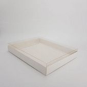 Коробка для пряников Белая Классика 26х21х4 см