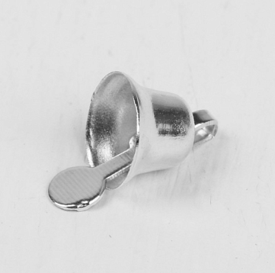 Декор Колокольчики серебряные 0,8 см 20 шт