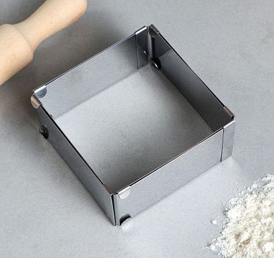 Форма для выпечки разъемная "Квадрат", 9-15 см h=5 см