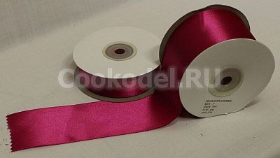 Лента атласная Сочно-розовая 6083 шир 6 мм