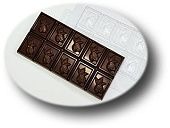 Форма для шоколада "Плитка Какао" (пластик)