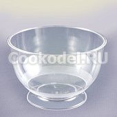 Креманка без крышки для десертов "Классик-прозрачная" (пластик, 200 мл) 16 ШТУК
