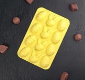 Форма силиконовая для шоколада "Пасха" (12 ячеек)
