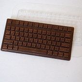 Форма для шоколада "Клавиатура", пластик