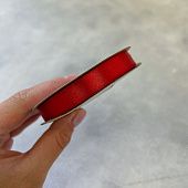 Лента атласная Красная 6078 шир 12 мм