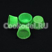 Капсулы для конфет бумажные формы Светло зеленые 20 шт 22х18 мм
