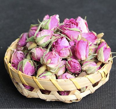 Бутоны роз розовые, сухие, 50 гр