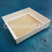 Коробка Классика двусторонняя 15,5х15,5х3 см
