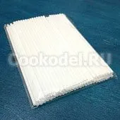 Палочки для леденцов и кейкпопсов Белые пластик 14 см/100 шт