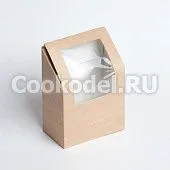 Коробка для кондитерских изделий Эко-Roll 10х8х3 см